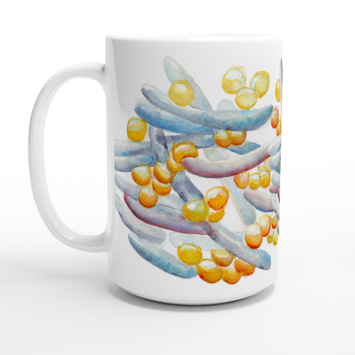 gut microbiome ceramic mug