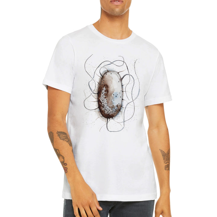 E. coli Bacterium Watercolor T-Shirt
