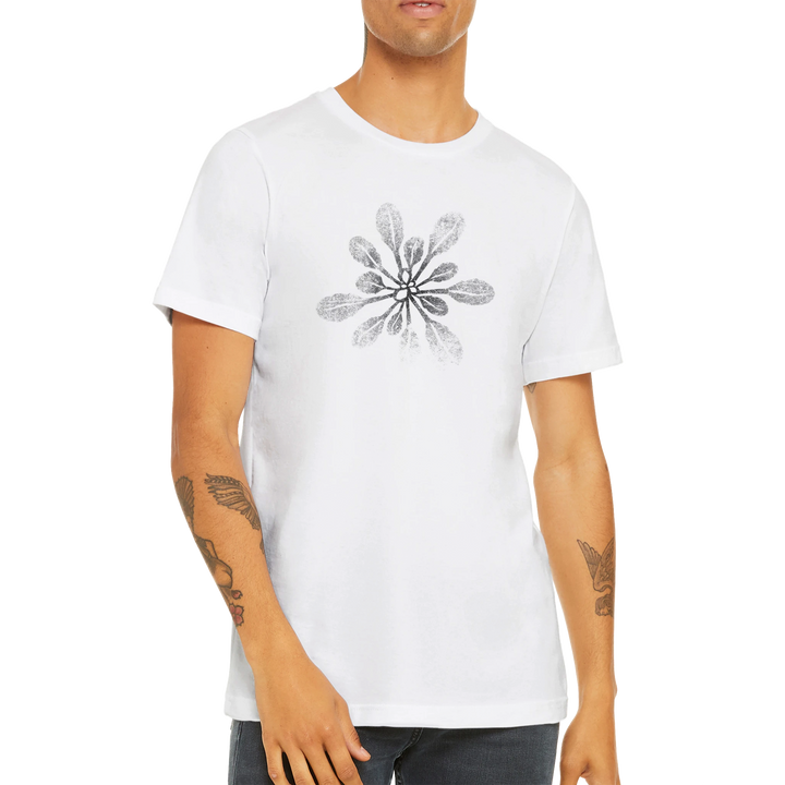 arabidopsis design on white t-shirt by ontogenie