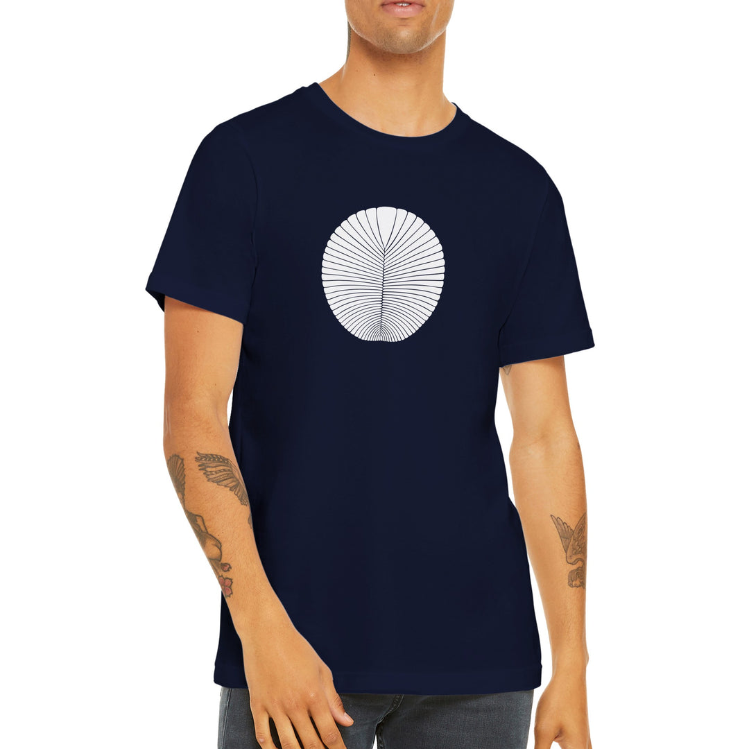 dickinsonia fossil t-shirt in black