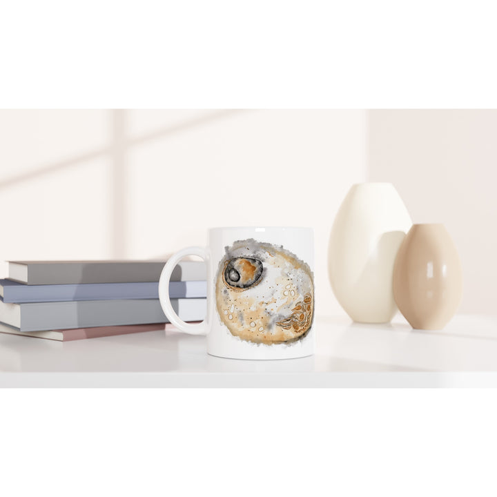 animal cell watercolor ceramic mug 11 oz by ontogenie