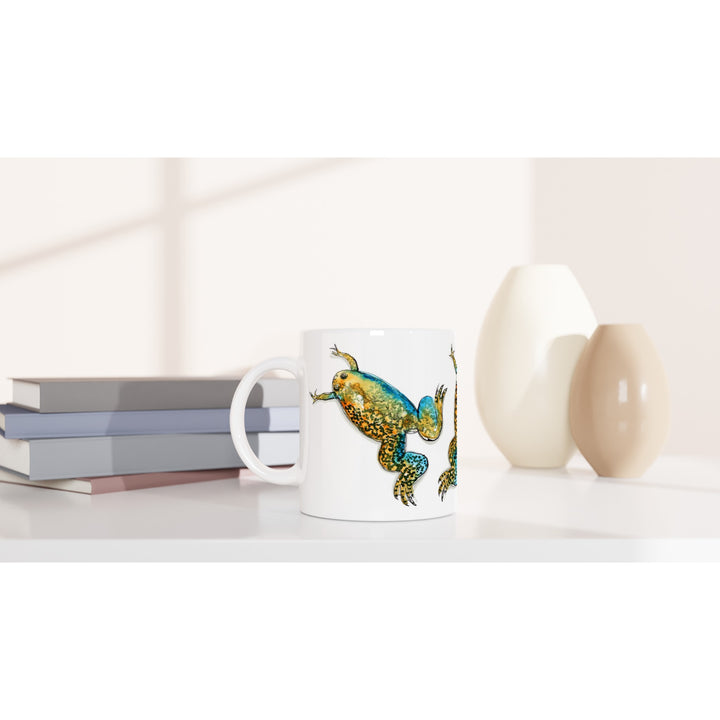 xenopus african clawed frog mug by ontogenie