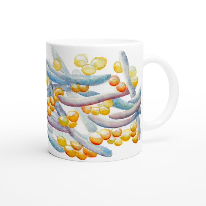 gut microbiome ceramic mug
