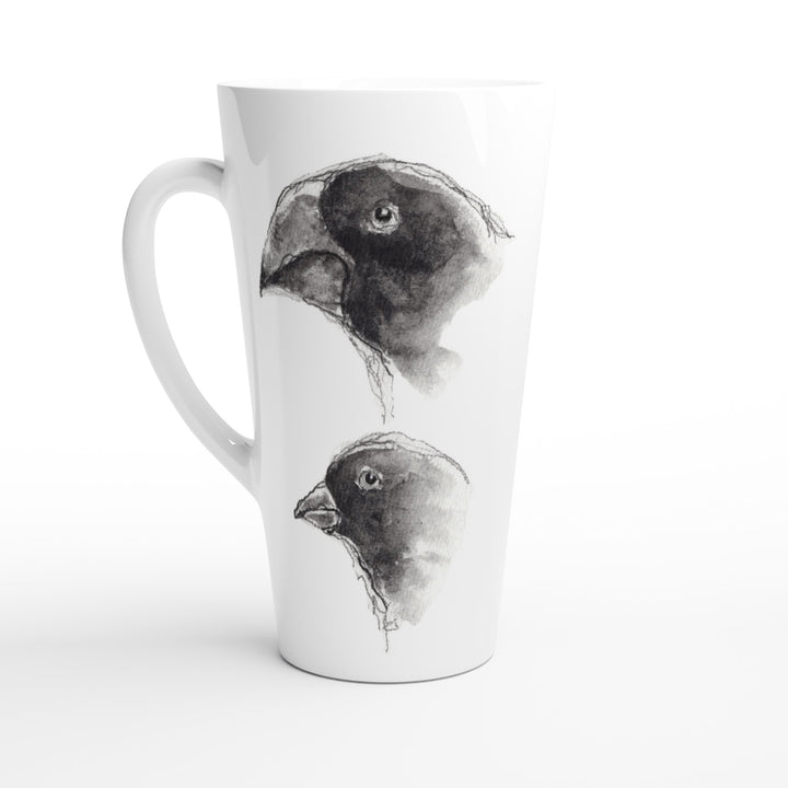Darwin Finches Latte Mug