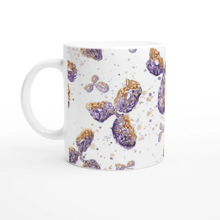 antibody watercolor print mug by ontogenie
