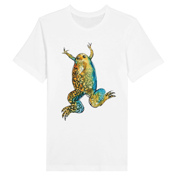 xenopus african clawed frog white tshirt by ontogenie