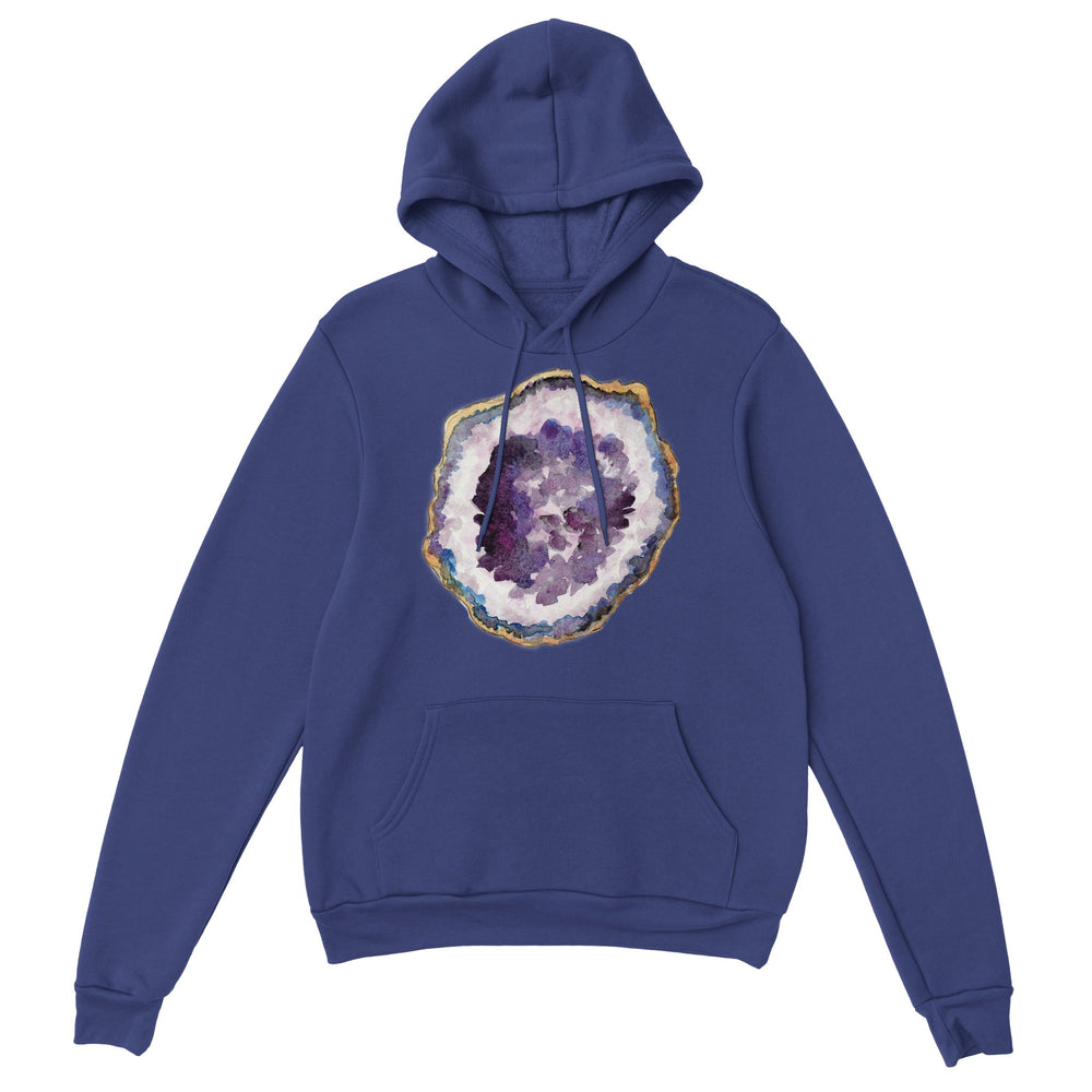 geode hoodie purple blue