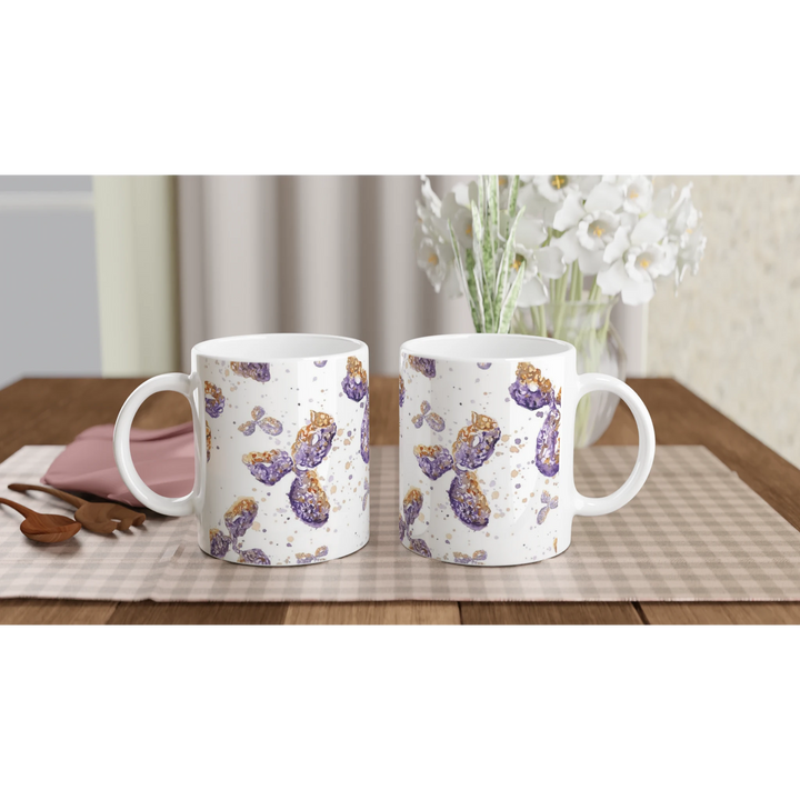 antibody watercolor print mug by ontogenie