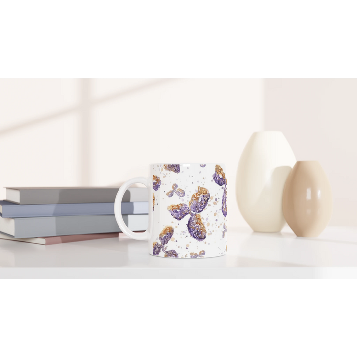 antibody watercolor print mug by ontogenie