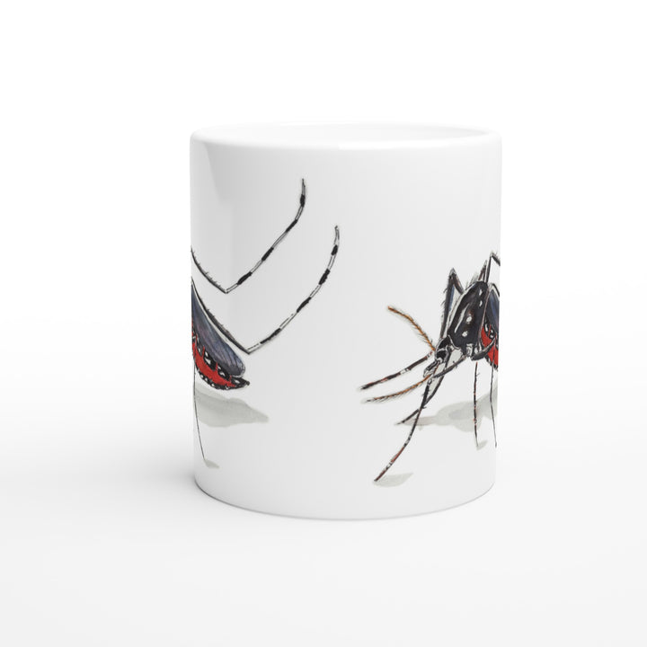 tiger mosquito mug design by ontogenie