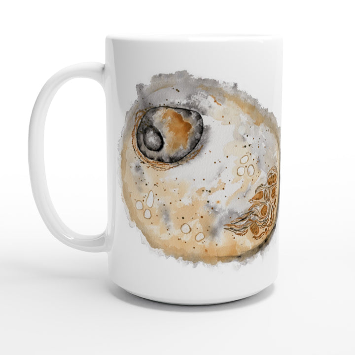animal cell watercolor ceramic mug 15 oz by ontogenie