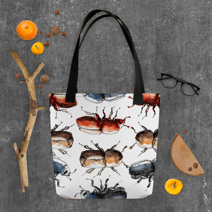 bark beetle tote bag reverse side