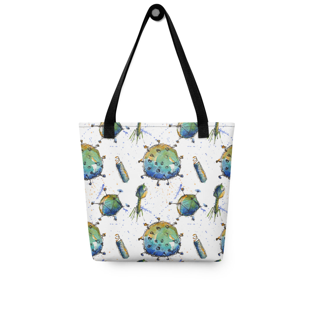virus tote bag by ontogenie
