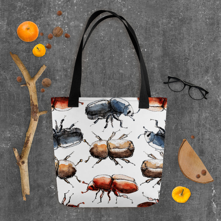bark beetle tote bag front side