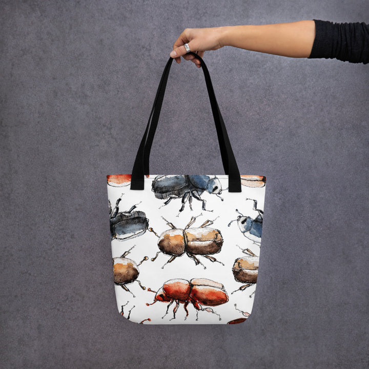 bark beetle tote bag by ontogenie
