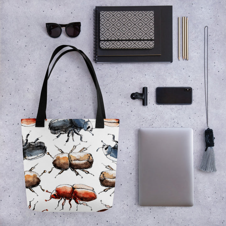 bark beetle tote bag by ontogenie