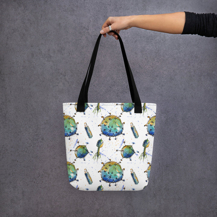 virus tote bag by ontogenie