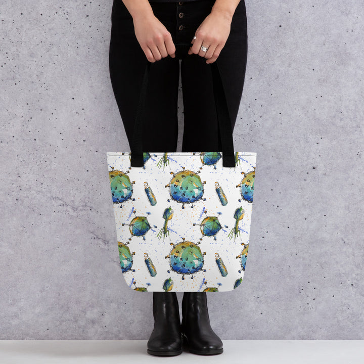 virus tote bag by ontogenie