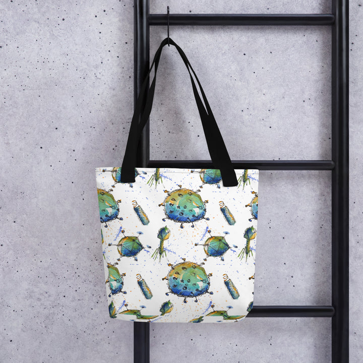 virus tote bag by ontogenie