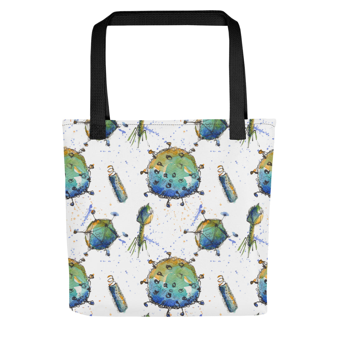 virus tote bag by ontogenie
