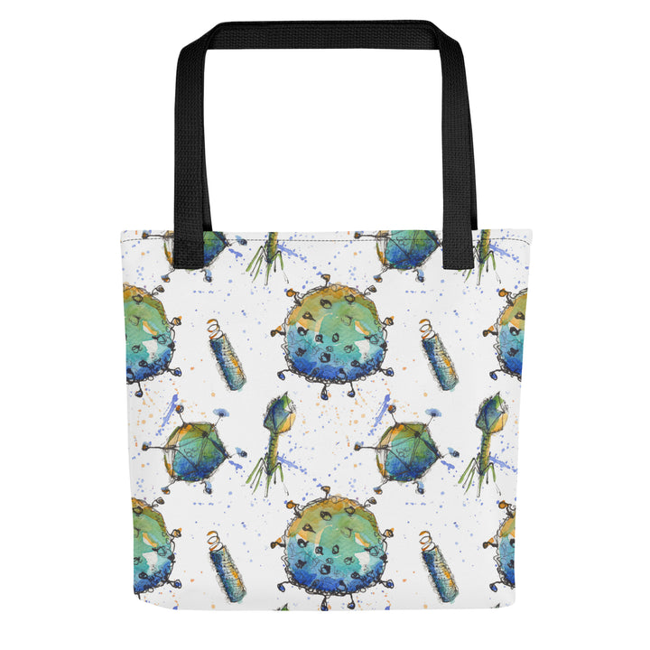 virus tote bag by ontogenie