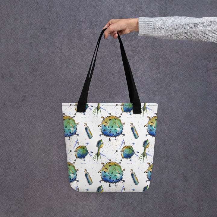virus tote bag by ontogenie