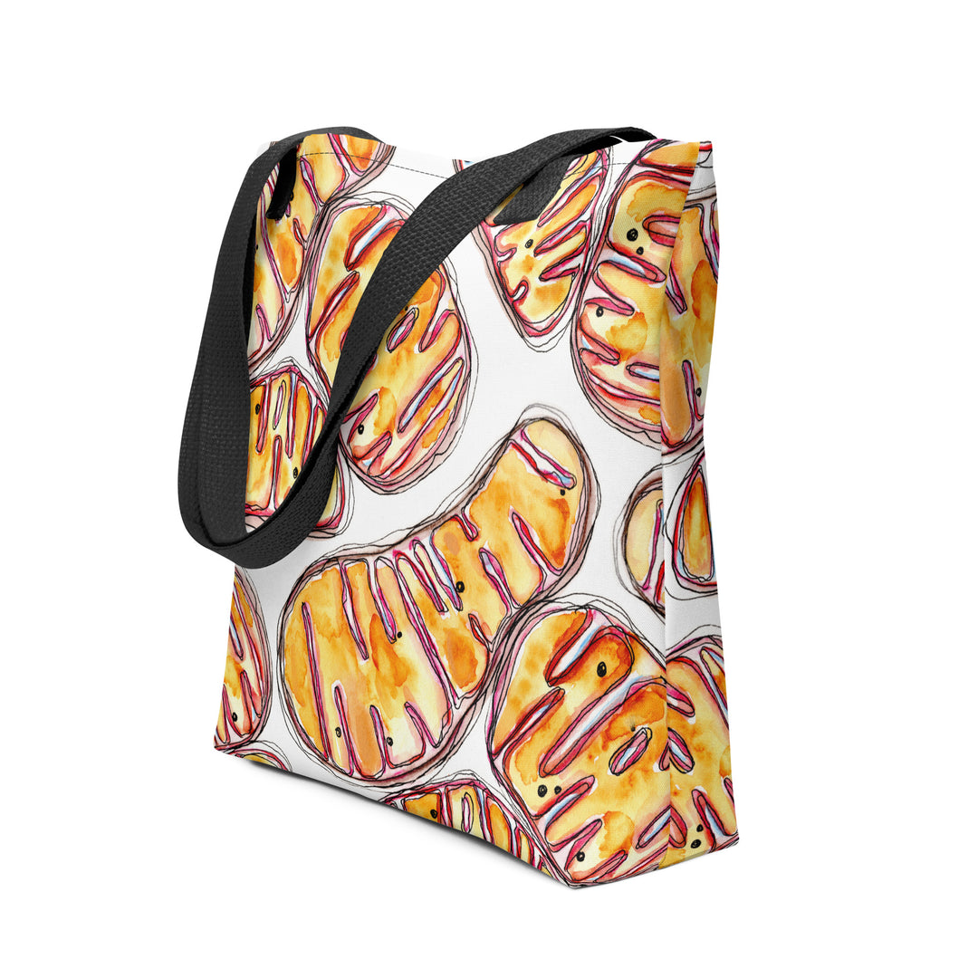 mitochondria tote bag by ontogenie