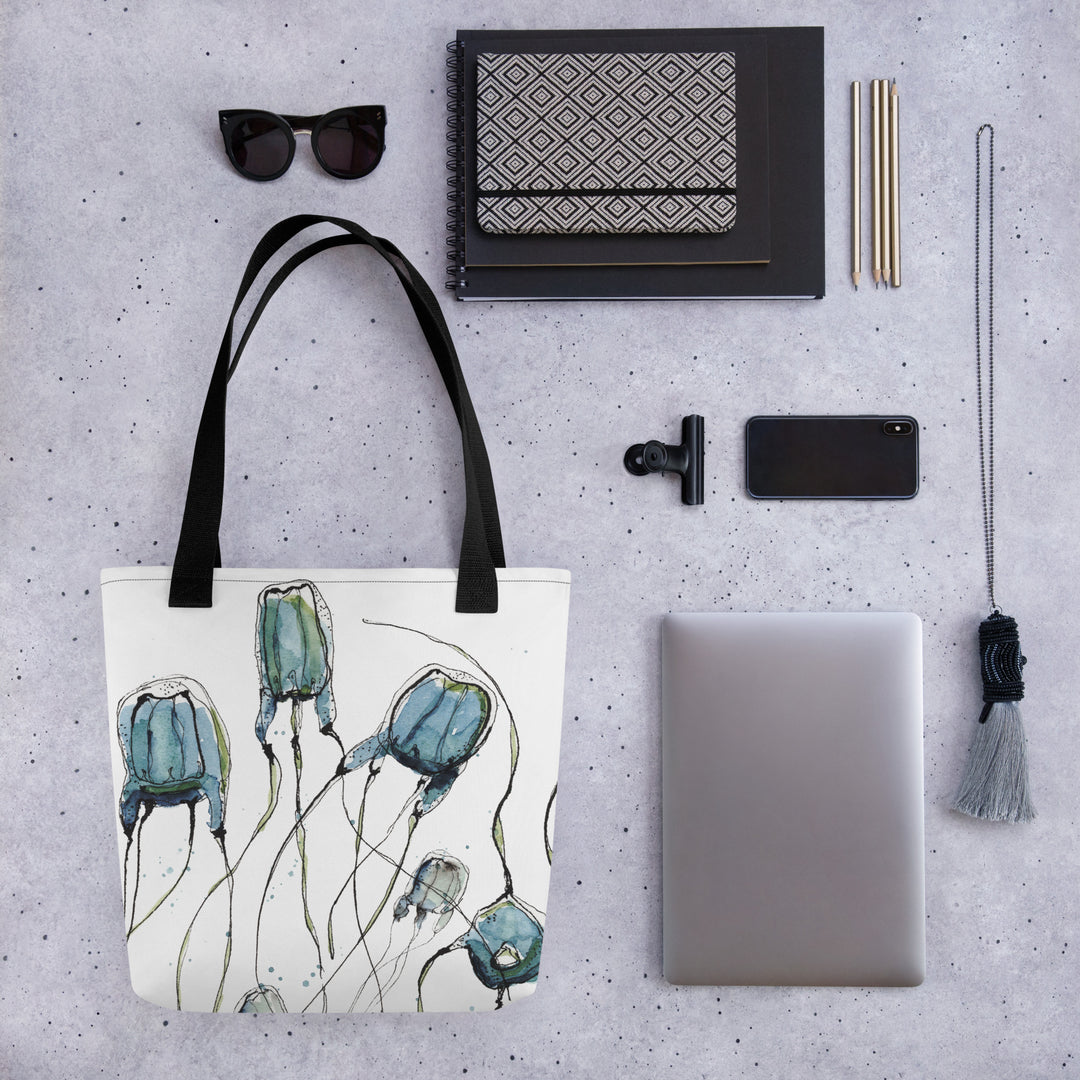 box jellyfish tote bag