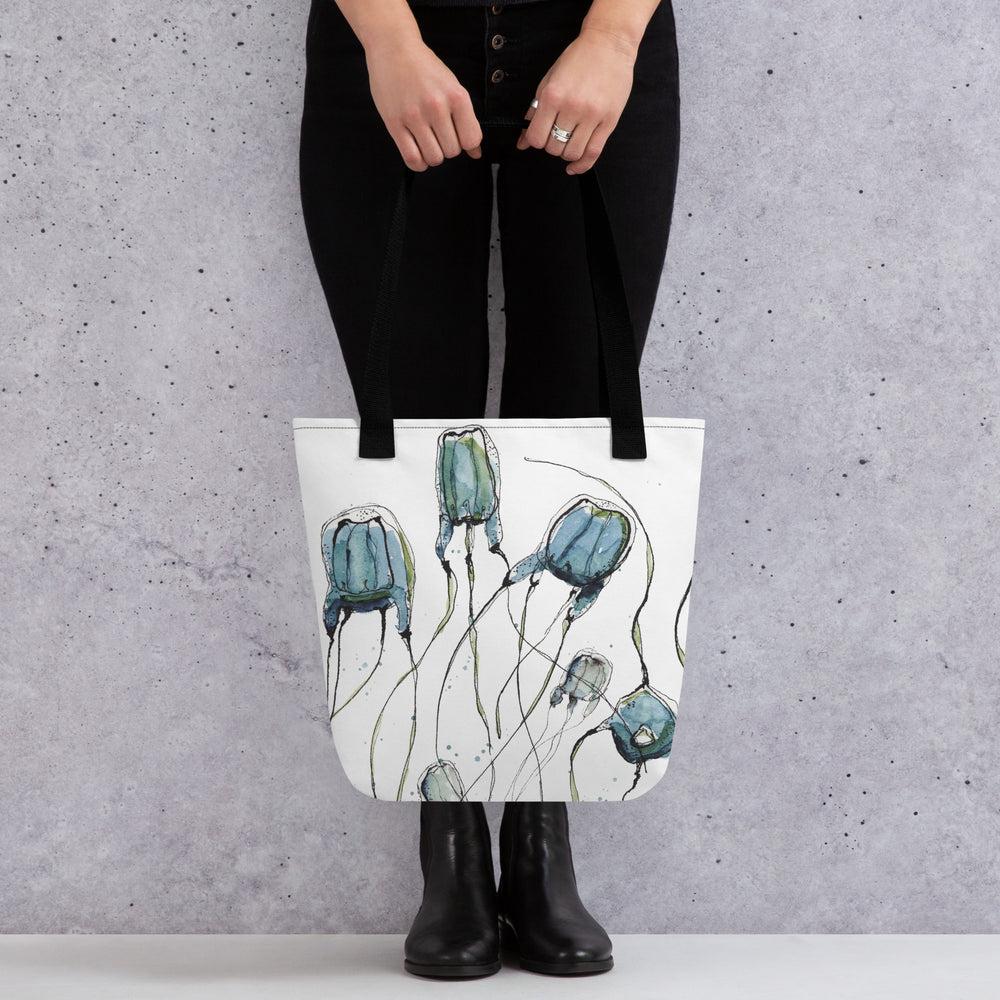 box jellyfish tote bag