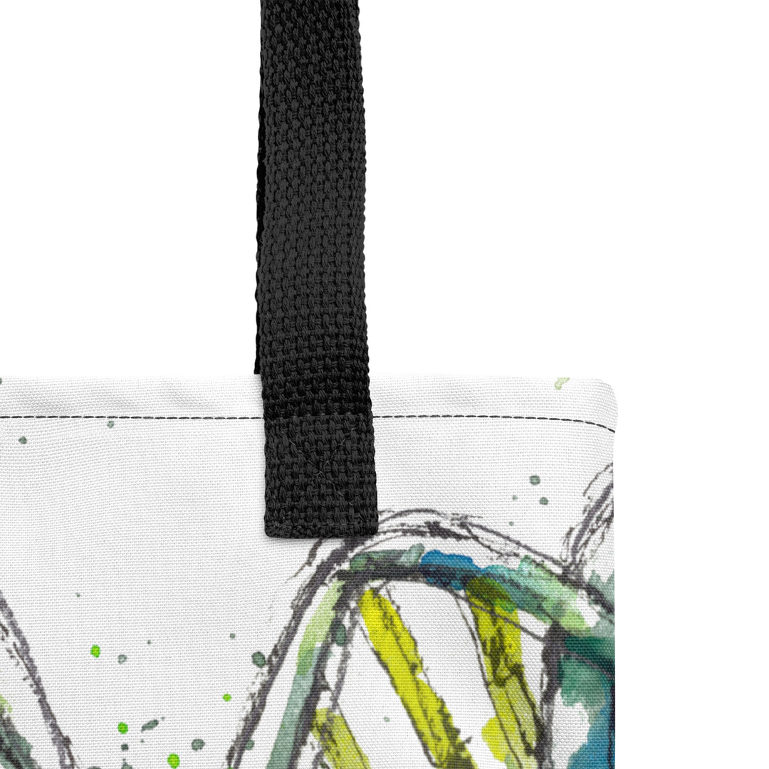 Green DNA tote bag by ontogenie