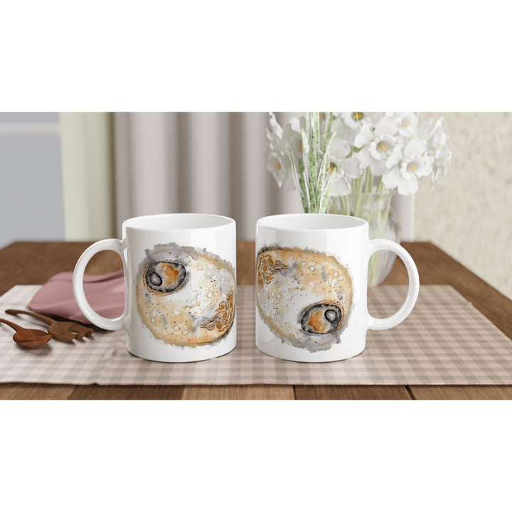 animal cell watercolor ceramic mug 11 oz by ontogenie