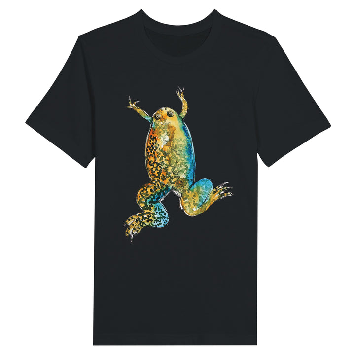 xenopus african clawed frog black tshirt by ontogenie