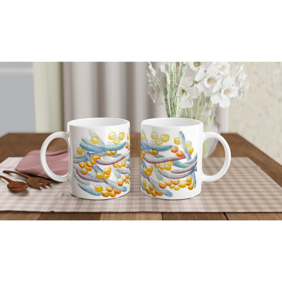 gut microbiome ceramic mug