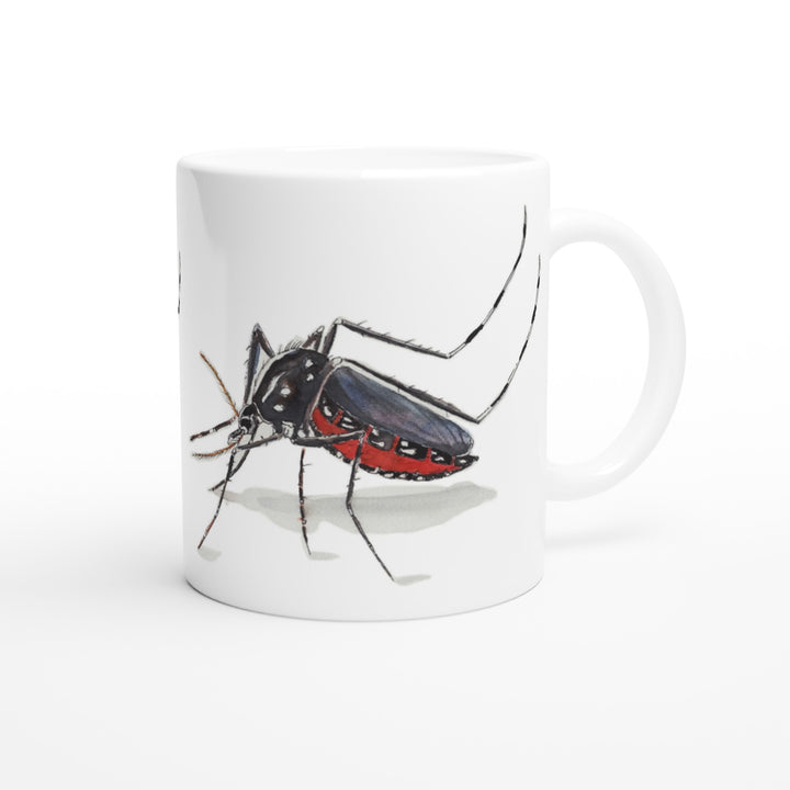 tiger mosquito mug design by ontogenie