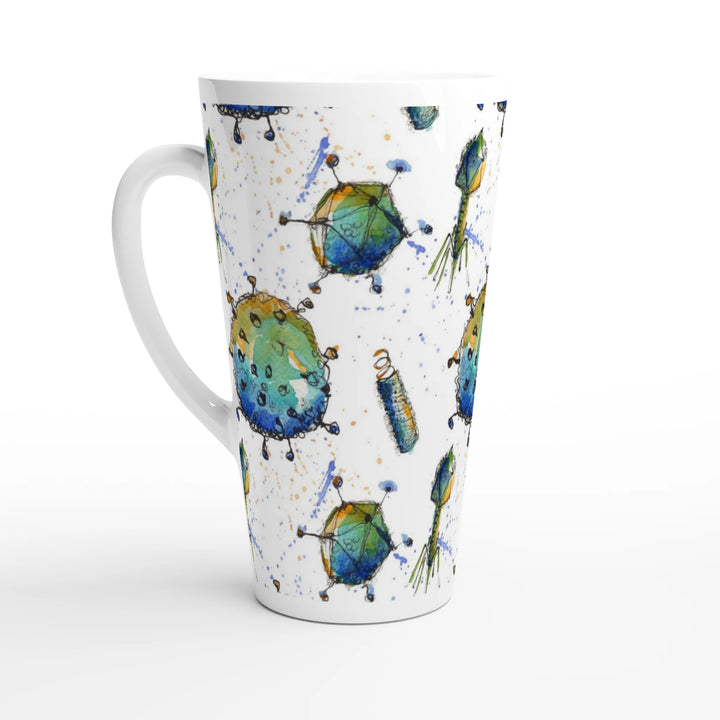 virus latte mug by ontogenie