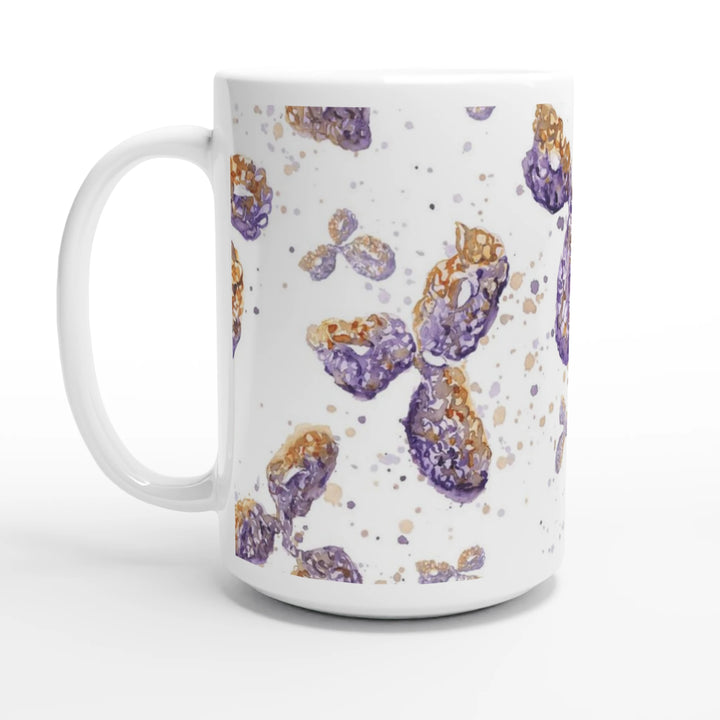 antibody watercolor print mug by ontogenie