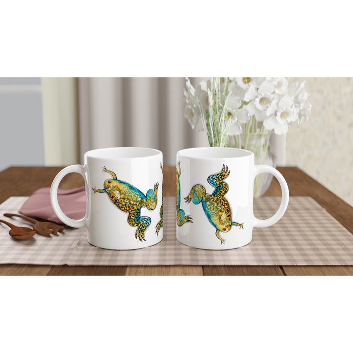 xenopus african clawed frog mug by ontogenie