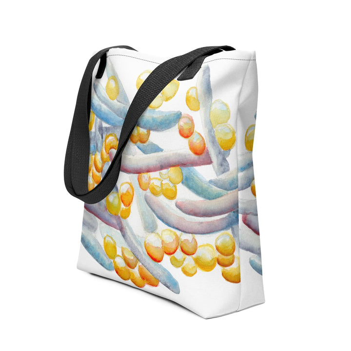 gut microbiome tote bag by ontogenie