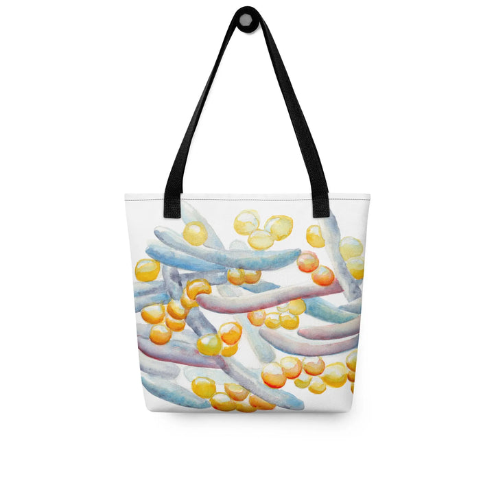 gut microbiome tote bag by ontogenie