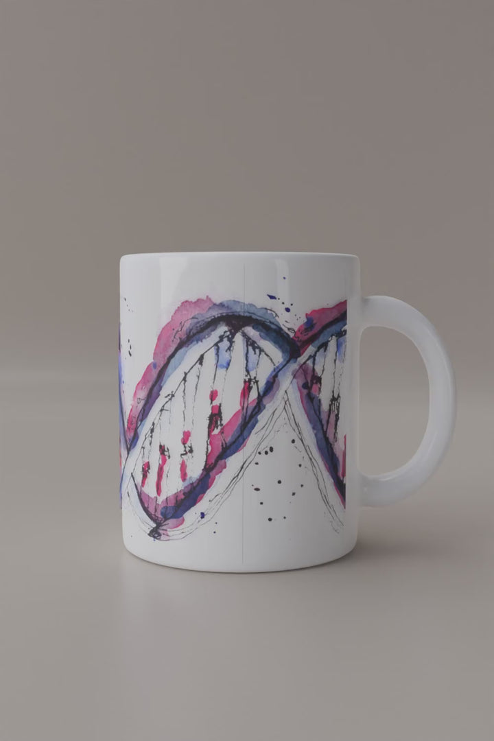purple dna mug rotation video ontogenie