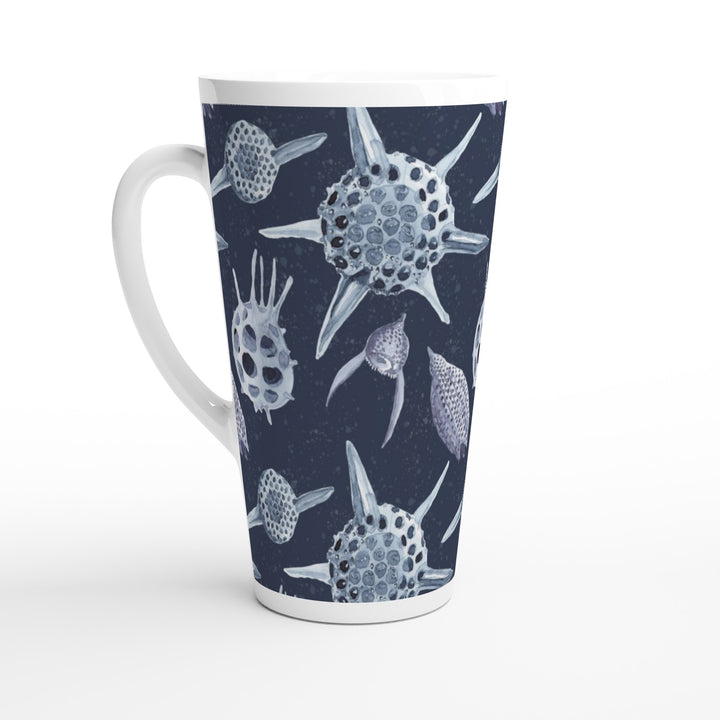 radiolaria 17 oz latte mug
