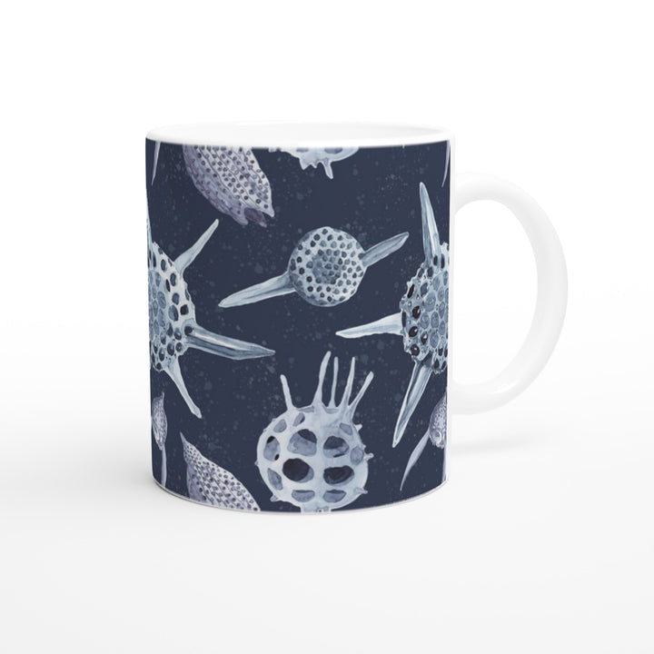 radiolaria ceramic mug 11 oz