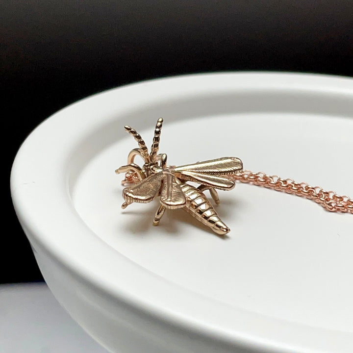 thrips pendant in polished bronze by ontogenie