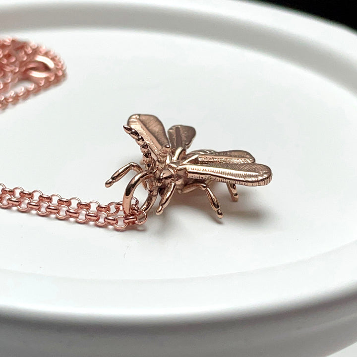 thrips pendant in polished bronze by ontogenie