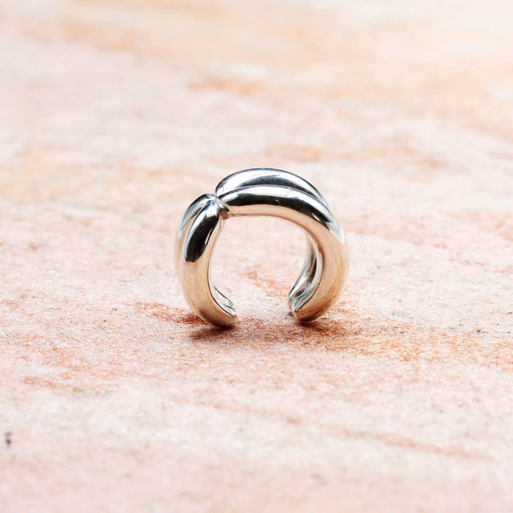 Sterling Silver Chromosome Ear Cuff by Ontogenie Science Jewelry
