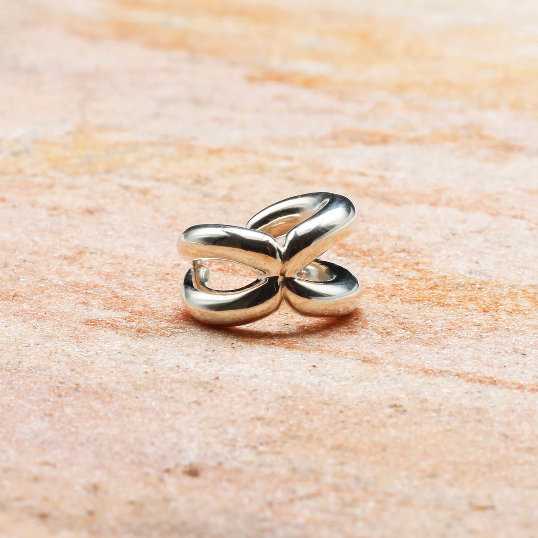 Sterling Silver Chromosome Ear Cuff by Ontogenie Science Jewelry