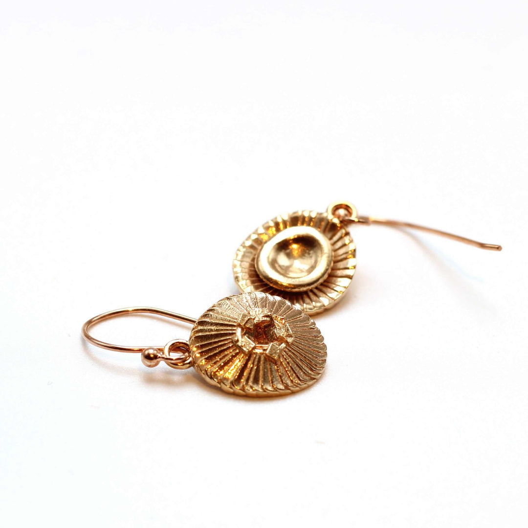 Coccolithus earrings in bronze Ontogenie Science Jewelry