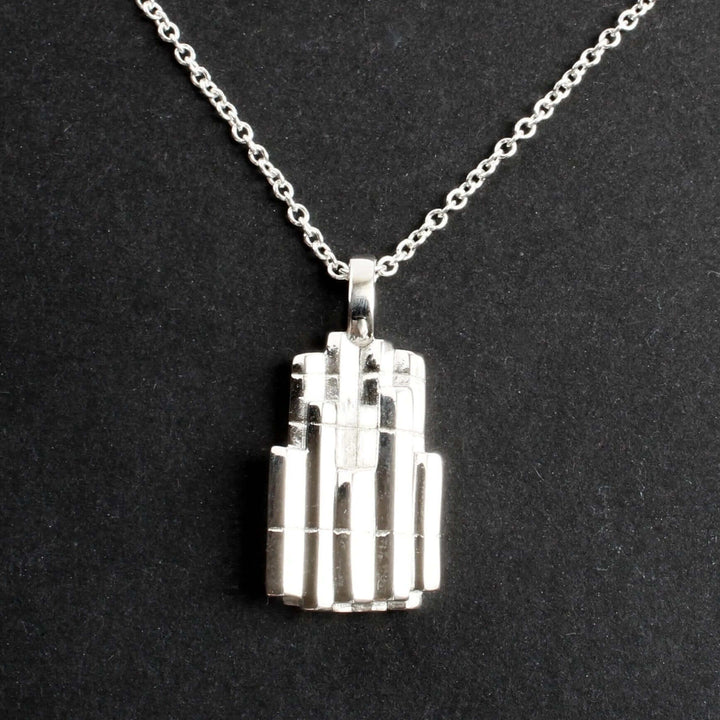Columnar Basalt Pendant sterling silver Ontogenie Science Jewelry