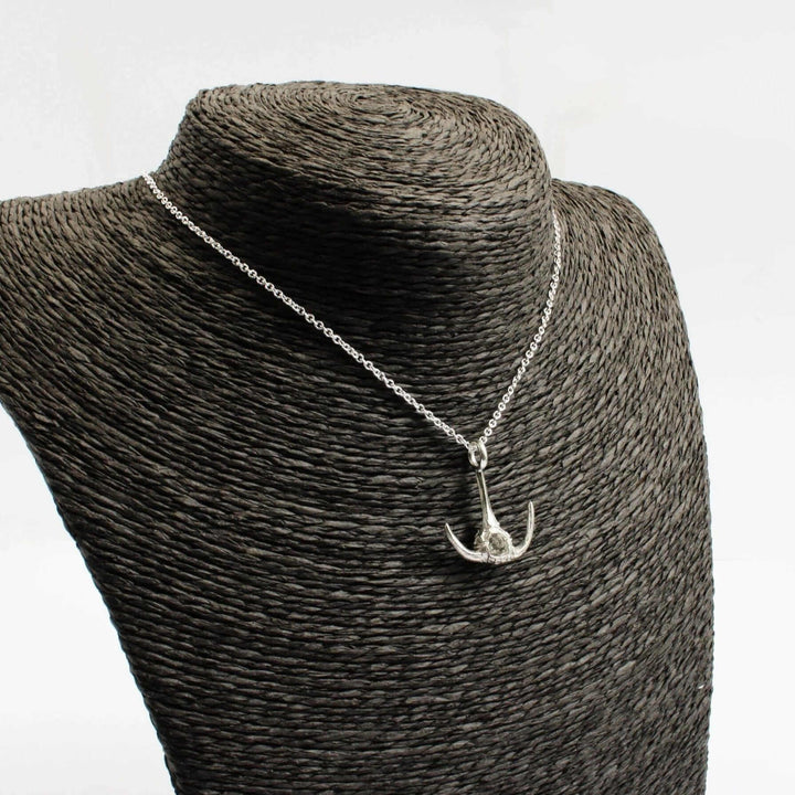 Ceratium Dinoflagellate Pendant sterling silver Marine Biology