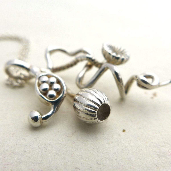 Opercularella Hydrozoan Pendant Marine Biology Ontogenie Science Jewelry